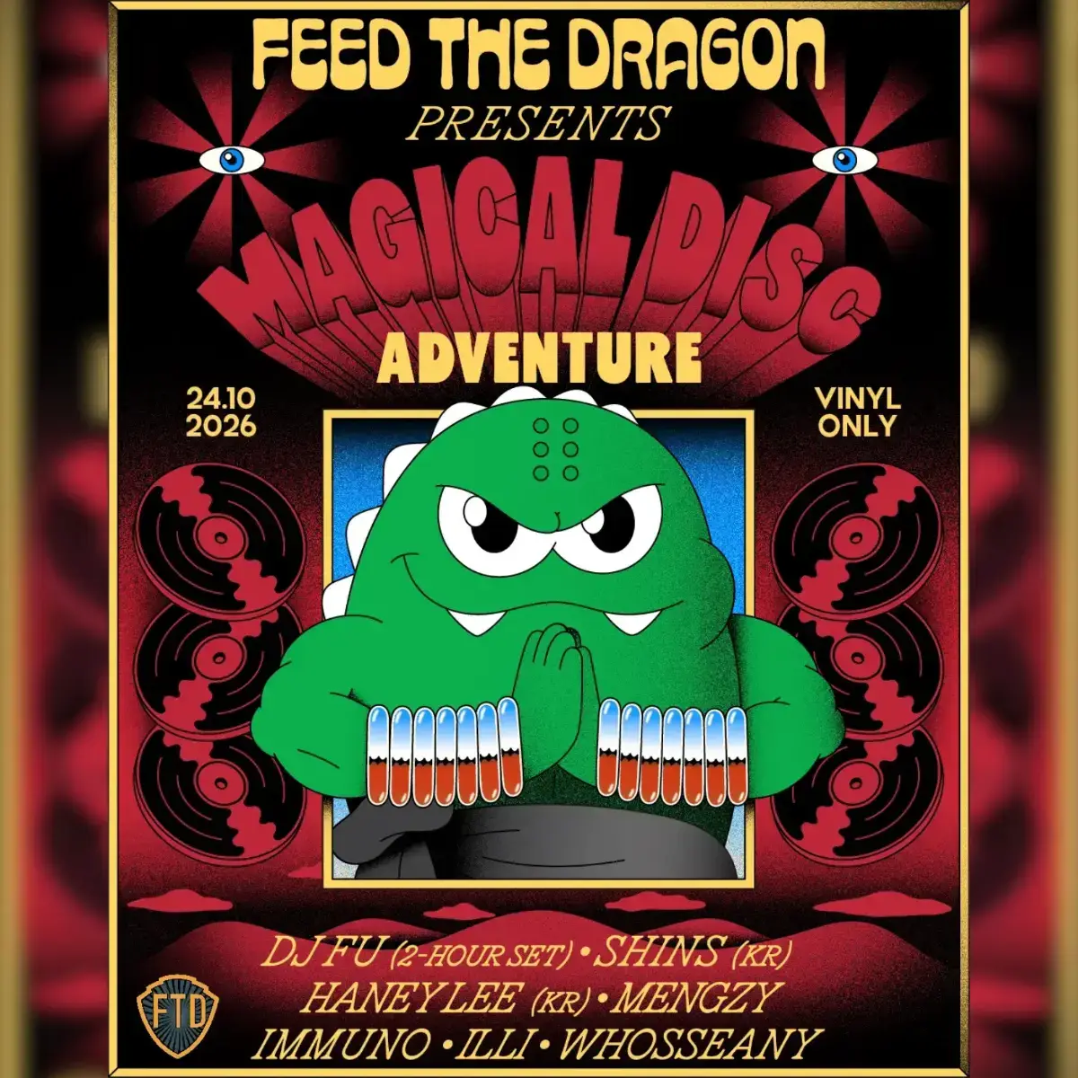 100% Vinyl UKG, Jungle, D&B, 140, Dubstep - Magical Disc Adventure | Social Room | 2026-10-24