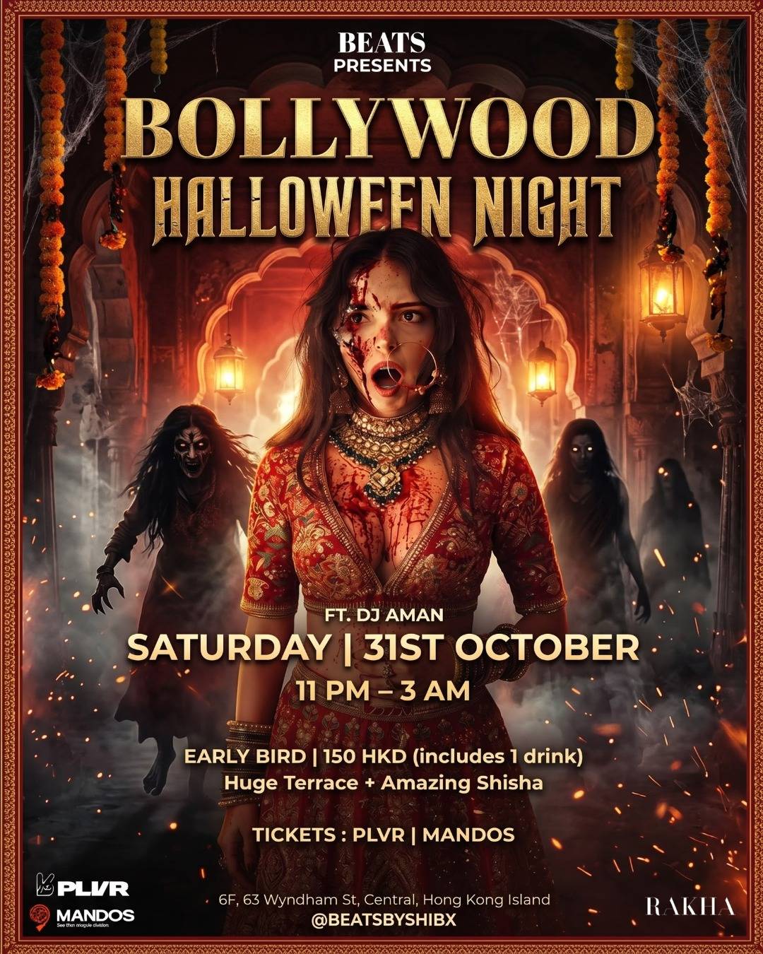 BOLLYWOOD MEETS HALLOWEEN. WELCOME TO BOLLYWEEN. 🎃