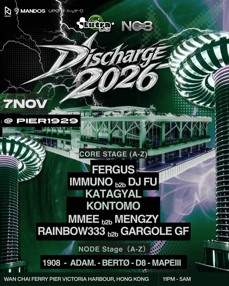 Lutra.Lab x NC8 presents: Discharge 2026